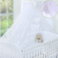 Neues großes weißes Babybett